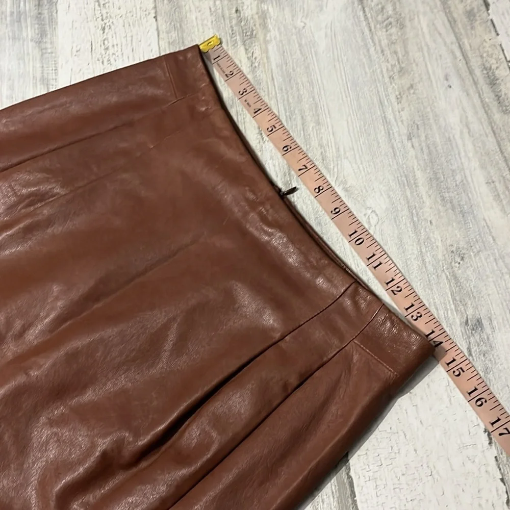 Vince Leather Skirt Size 2 - Picture 7 of 10